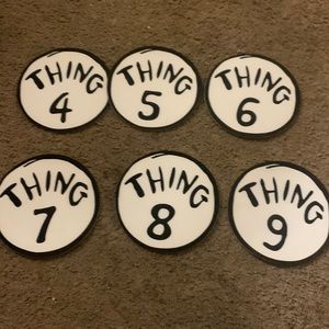Thing 4-9 3mm stickers